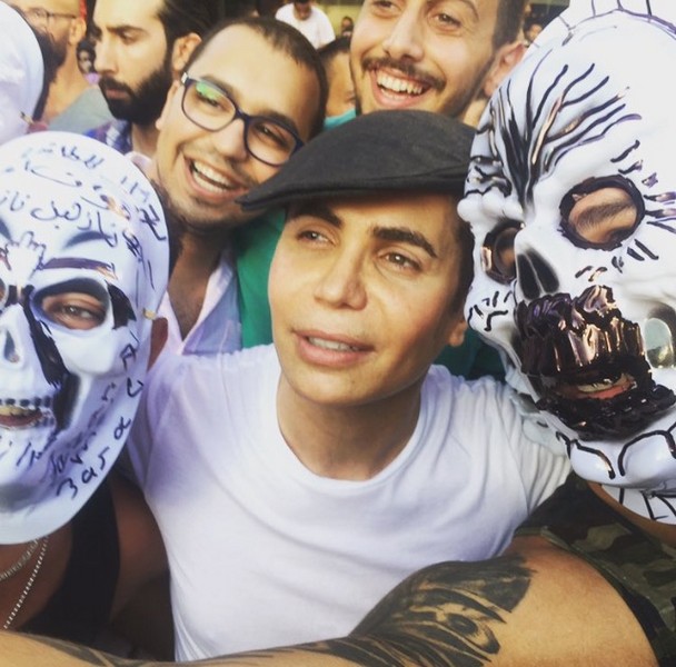 Celebrities During Trash Crisis Protest
